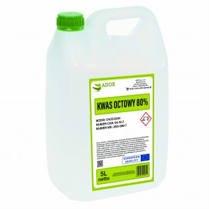 Kwas octowy 80% 5l - CAS: 64-19-7