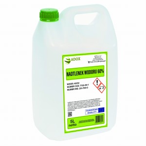 Nadtlenek wodoru 60% - CAS: 7722-84-1