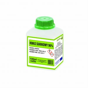 Kwas siarkowy 96% 100ml - CAS: 7664-93-9