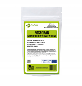 Fosforan Monosodowy Dwuwodny 5kg - CAS: 10039-32-4