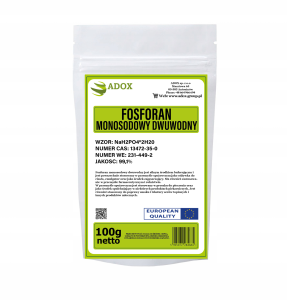 Fosforan Monosodowy Dwuwodny 100g - CAS: 10039-32-4