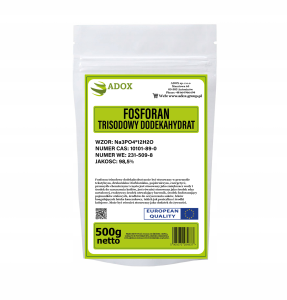 FOSFORAN TRISODOWY DODEKAHYDRAT 500g - CAS: 10101-89-0