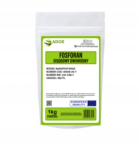 Fosforan disodowy dwuwodny 1kg - CAS: 10028-24-7