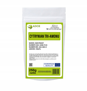 Cytrynian Tri-amonu 250g - CAS: 3458-72-8