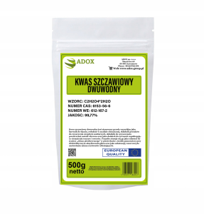 Kwas szczawiowy dwuwodny 500g - CAS: 6153-56-6