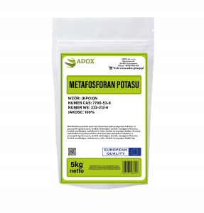 Metafosforan potasu 5kg - CAS: 7790-53-6