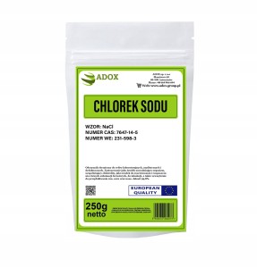 Chlorek sodu 250g - CAS: 7647-14-5
