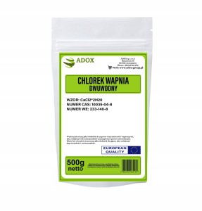 Chlorek wapnia dwuwodny 500g - CAS: 10035-04-8