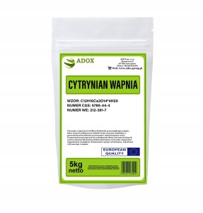 Cytrynian wapnia 5kg - CAS: 813-94-5