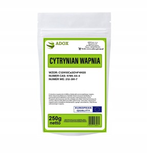Cytrynian wapnia 250g - CAS: 813-94-5