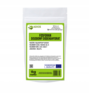 Fosforan disodowy dodekahydrat 1kg - CAS: 10039-32-4