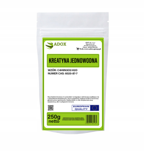 Kreatyna jednowodna 250g ADOX - CAS: 6020-87-7