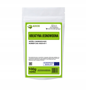 Kreatyna jednowodna 100g ADOX - CAS: 6020-87-7