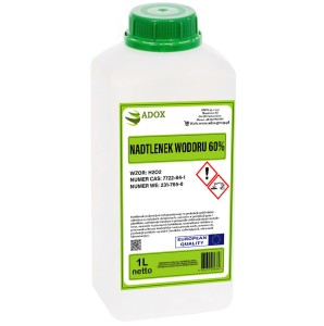 Nadtlenek wodoru 60% - CAS: 7722-84-1