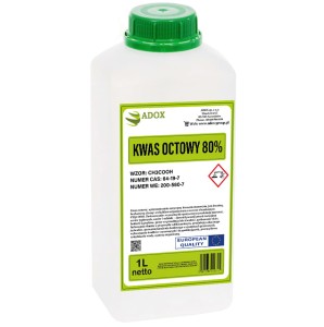 Kwas octowy 80% 1l - CAS: 64-19-7