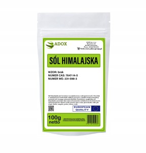 Sól himalajska - CAS: 7647-14-5