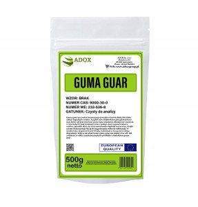 Guma guar 500g - CAS: 9000-30-0