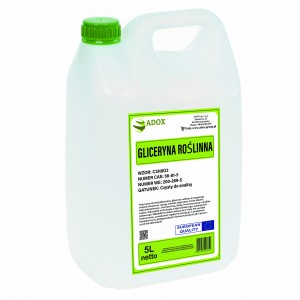 Gliceryna roślinna 5l - CAS: 56-81-5